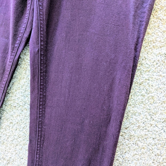 Deep Purple plum rag & bone skinny jeans - Picture 9 of 13